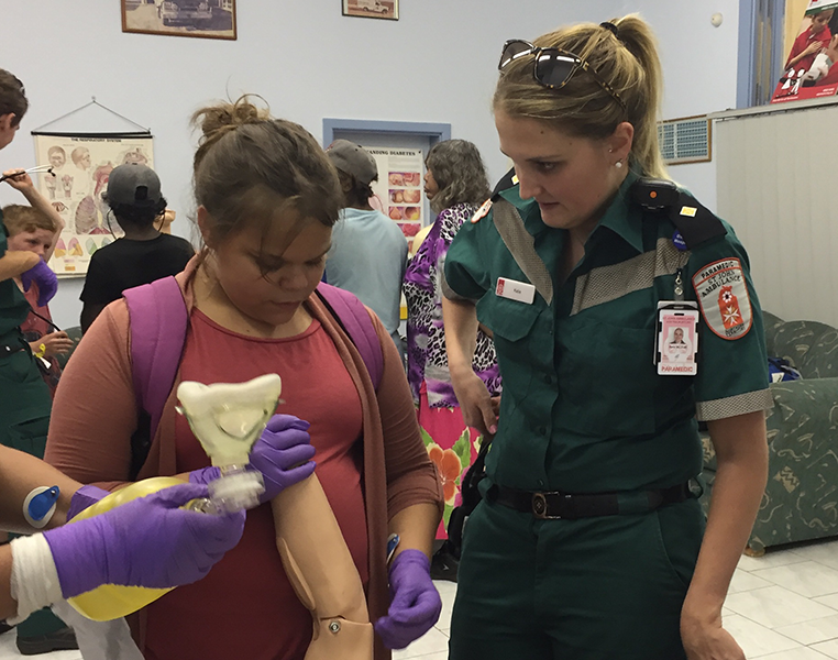 Careers advice and First Aid training for pupils at Tennant Creek