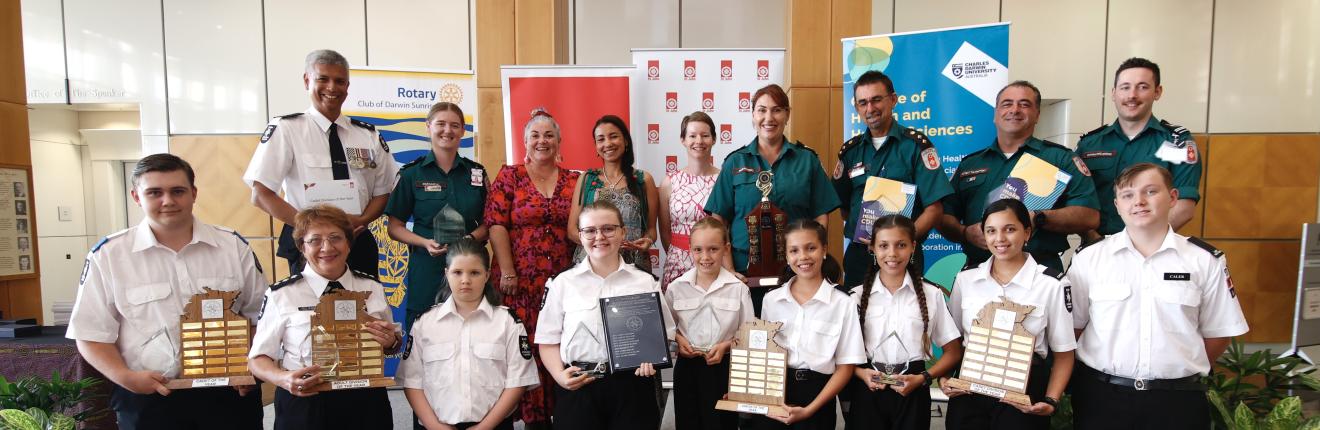 St John Staff and Volunteers with Annual Awards