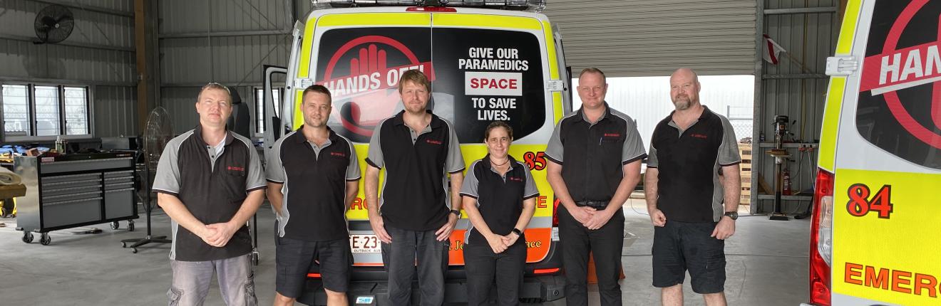Some of the Darwin Workshop team, Maksim Liutyi, Rory Doust, Sean Cummins, Leanne Castro, Mark Grahame and Sam Sharples.