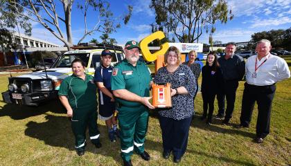 Central Australian Schools receiving AEDs.