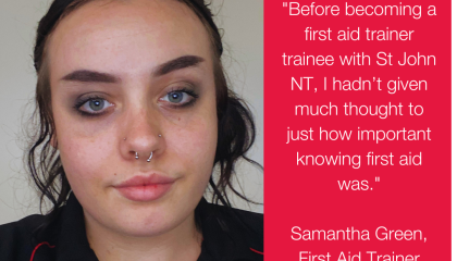 Samanatha Green, First Aid Trainer