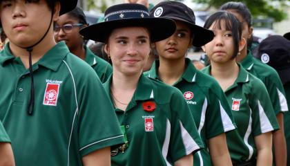 ANZAC Day Dawn Service, Darwin Youth 