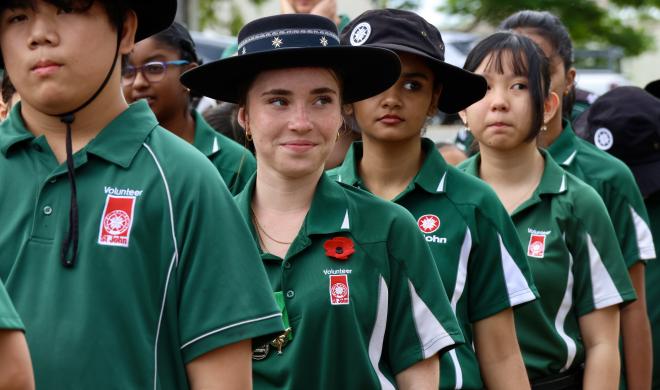 ANZAC Day Dawn Service, Darwin Youth 