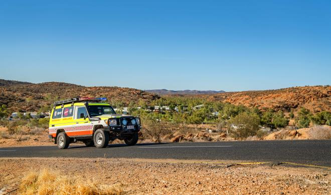 Vehicle in alice springs