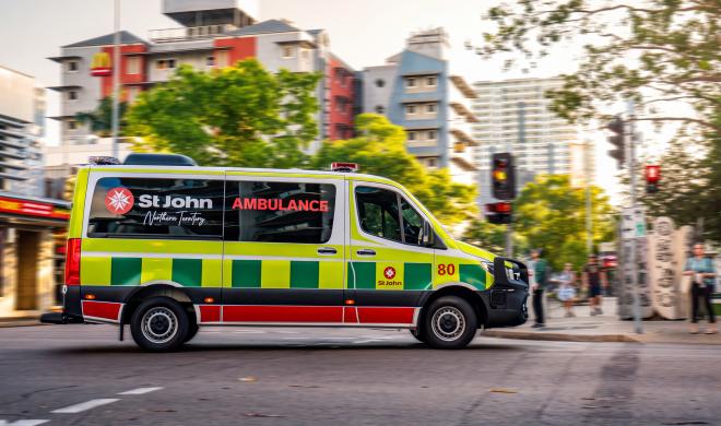 St John NT launches new-look ambulances