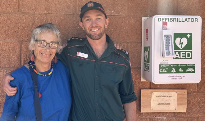 Paramedics push for AED at Ellery Creek