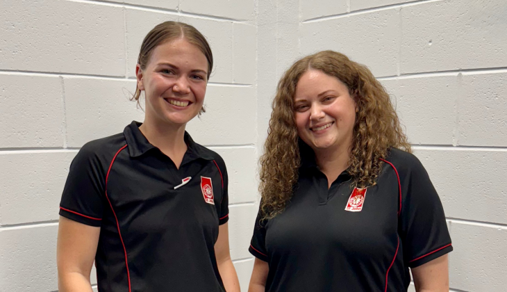 First Aid Trainers, Tahlia Waters and Teagan Hancock