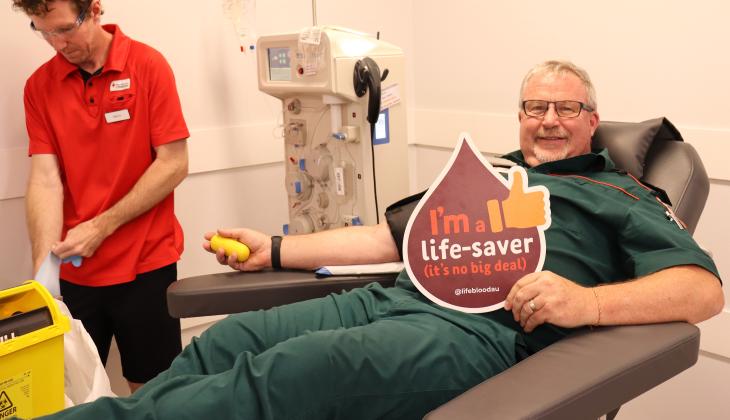 Andrew rolling up his sleeves for a good cause