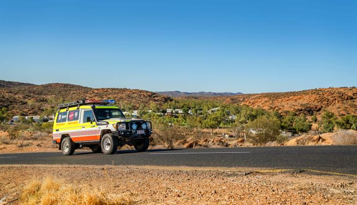 Vehicle in alice springs